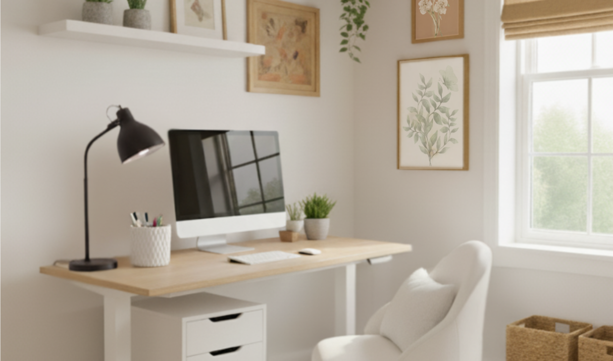 How to create a budget friendly modern home office